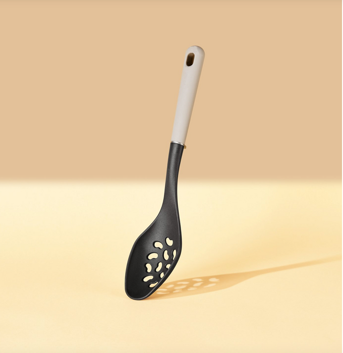 Meyer Slotted Spoon with Steel Stopper
