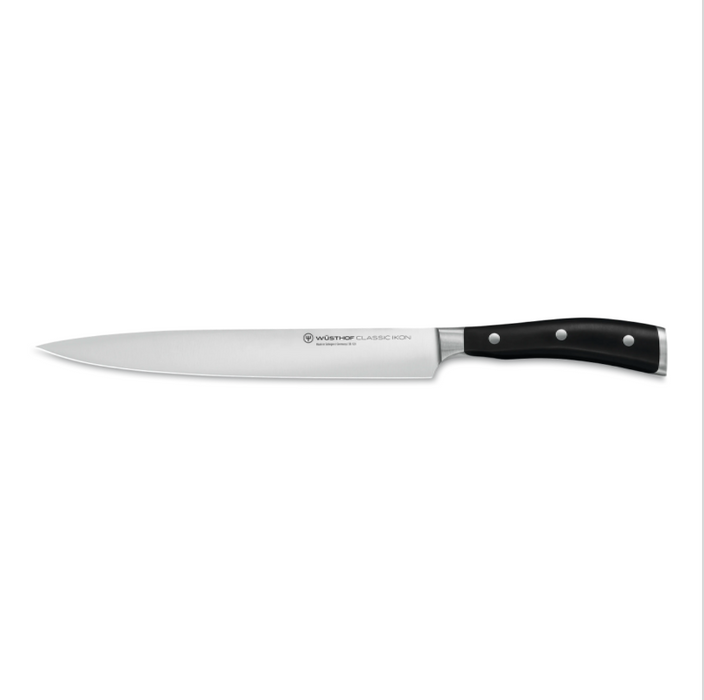 Wusthof Classic Ikon 9" Carving Knife - Black