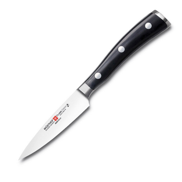 Wusthof Classic Ikon 3.5" Paring Knife - Black