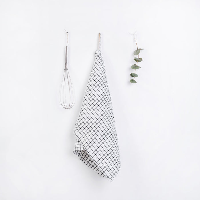 Linen Tales Linen Tea Towel - Grid - Floor Model