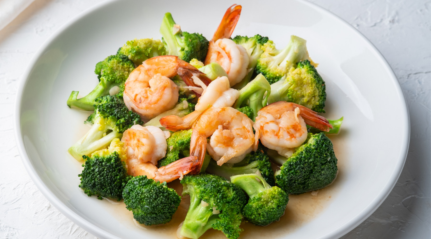 Roasted Shrimp with Broccoli