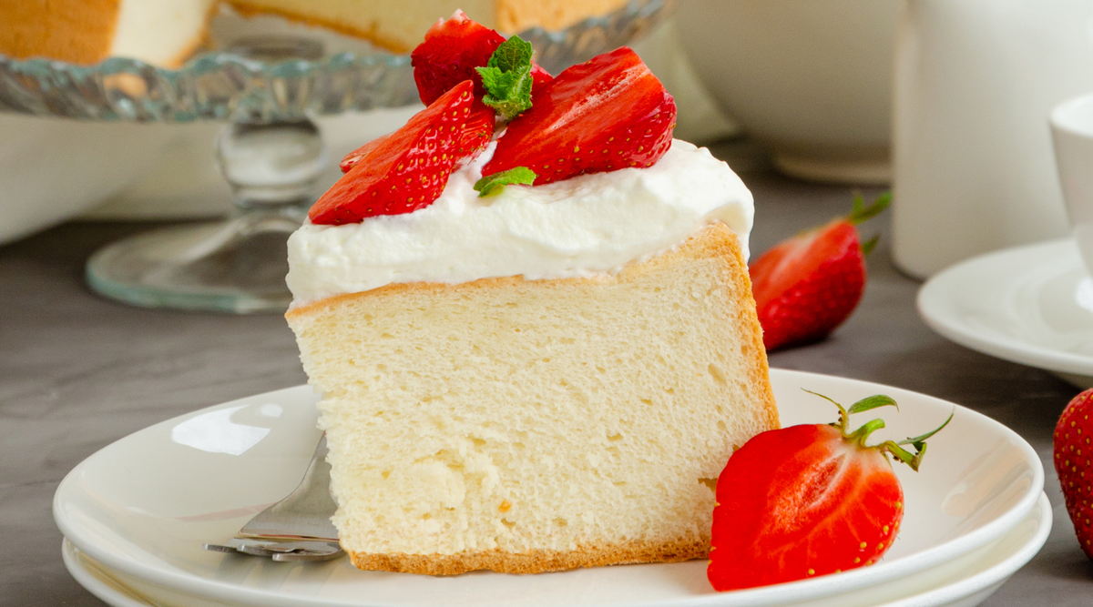 Angel Food Cake with Lemon Curd and Mascarpone Cream — Cookery