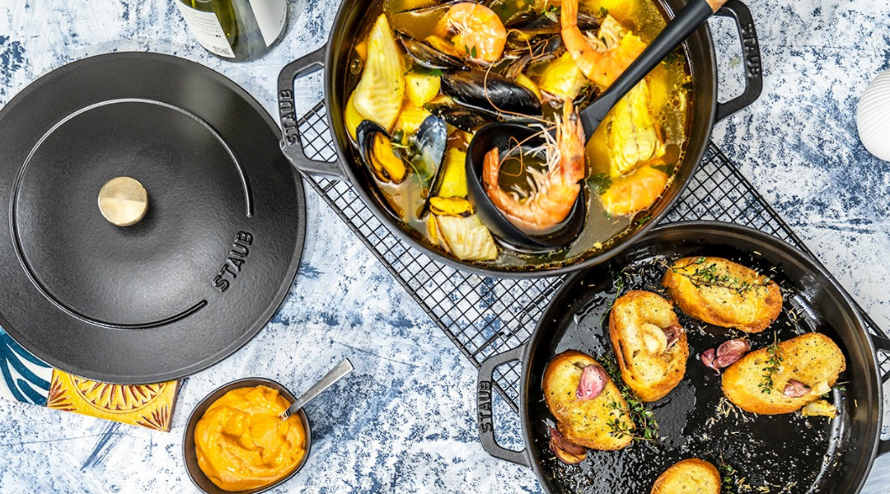 Up to 50% off Staub & Le Creuset!