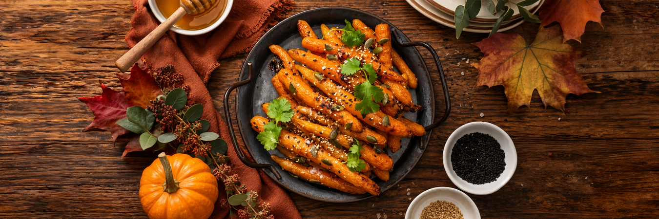 Glazed Carrots With Miso and Sesame