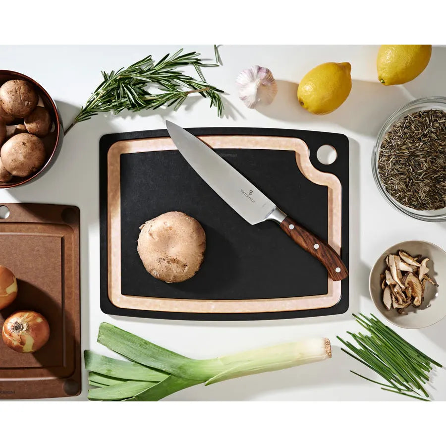 Epicurean Gourmet Series Recycled Wood Fibre Cutting Board Slate/Natural - 14.5" × 11.25"