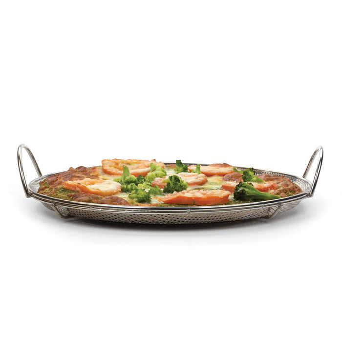RSVP BBQ Stainless Steel Pizza Pan