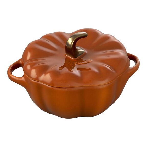 STAUB Ceramic Pumpkin Cocotte  700ml - Cinnamon