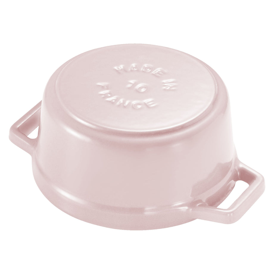 STAUB La Cocotte 250 ml Cast Iron Round Mini Cocotte, Sorbet Rose