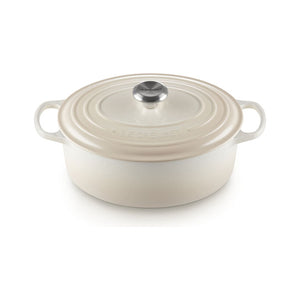 Le Creuset 6.3L Oval French Oven - Meringue