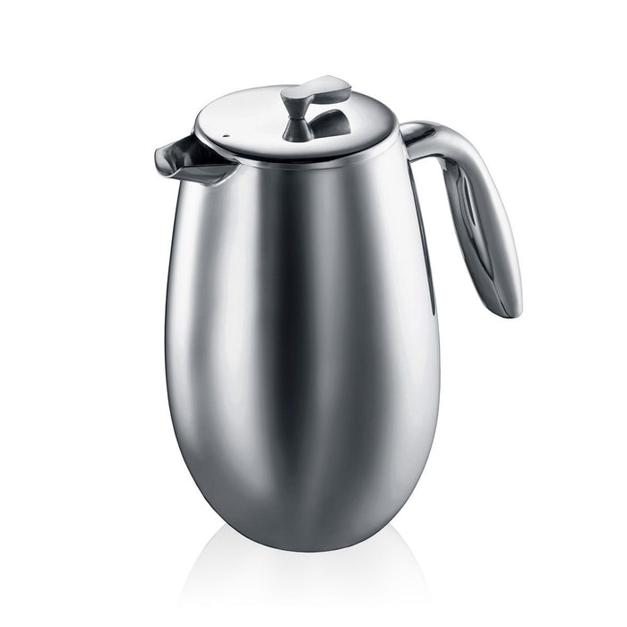Bodum Columbia Coffee Maker Double Wall 8 Cup Stainless Steel - 1.0l / 34oz