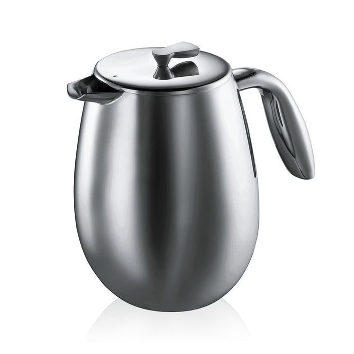 Bodum Columbia Coffee Maker Double Wall 12 Cup Stainless Steel - 1.5l / 51oz