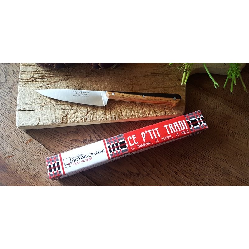 Goyon-Chazeau Le P’tit Tradi Knife / Ebony With Sapwood - 20 cm
