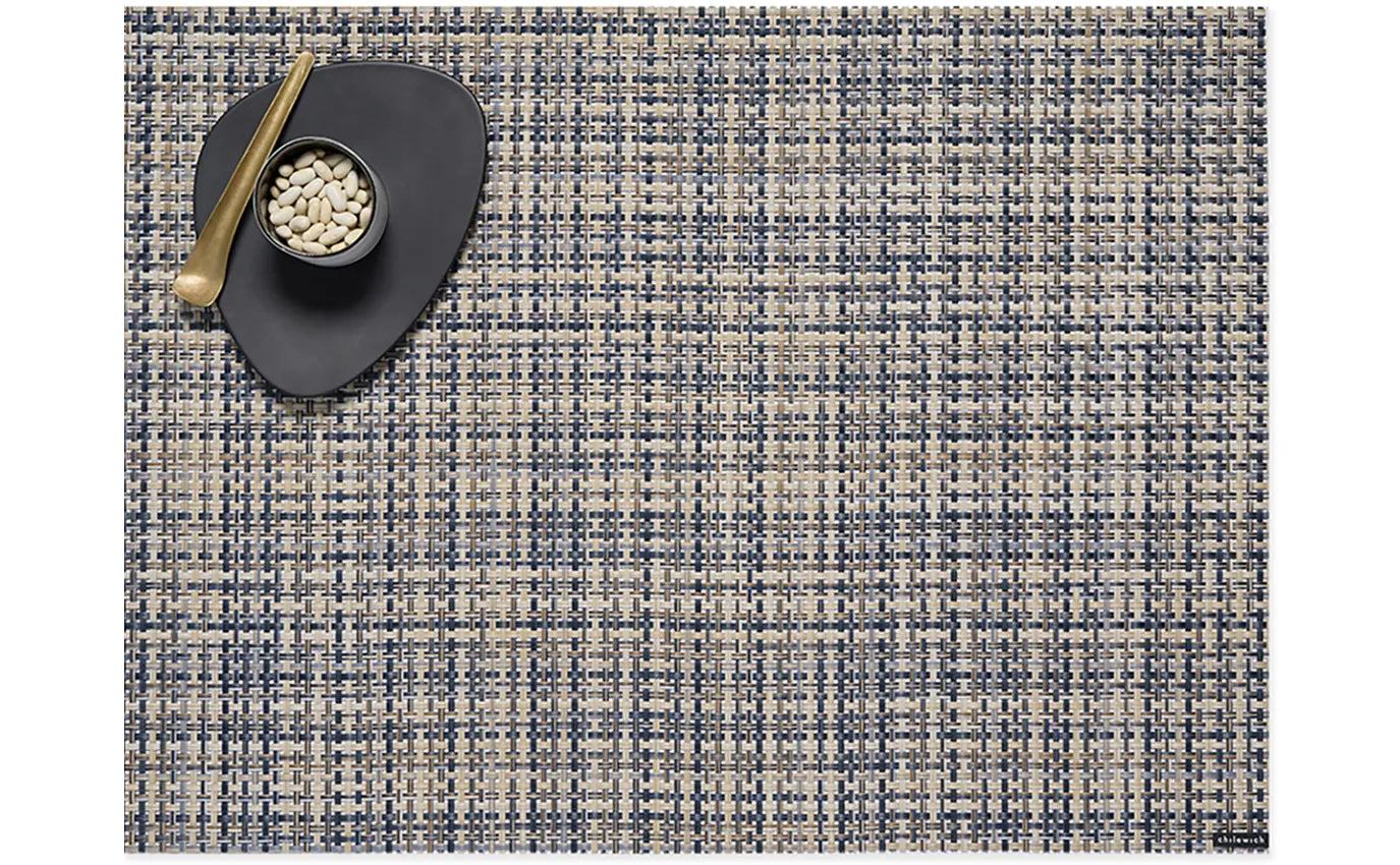 Chilewich Table Mats – Basketweave  / Rectangle / Coast/ 14" x 19"