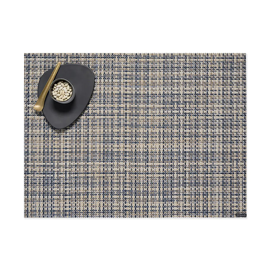 Chilewich Table Mats – Basketweave  / Rectangle / Coast/ 14" x 19"