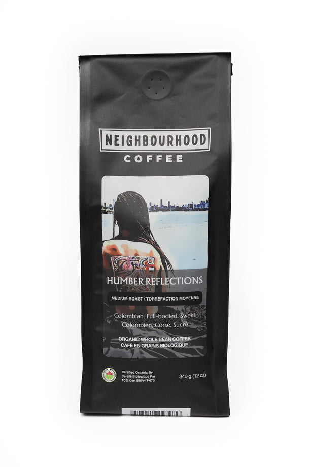Neighbourhood Coffee Humber Reflections  Medium Roast | 100% Organic, Premium Arabica  340g / Ground