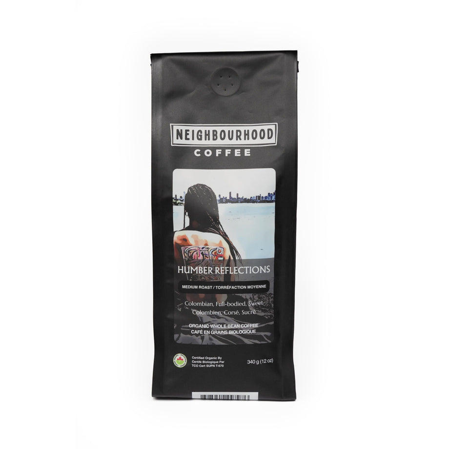 Neighbourhood Coffee Humber Reflections  Medium Roast | 100% Organic, Premium Arabica  340g / Whole Bean