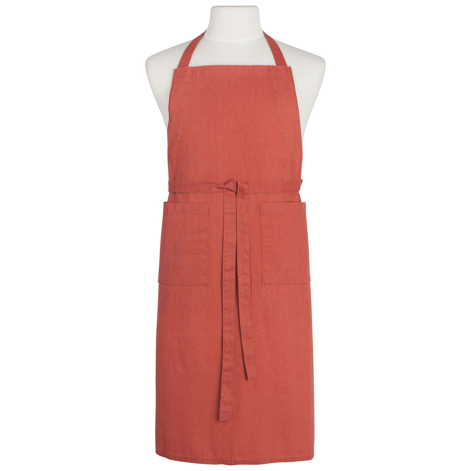 Danica Heirloom Stonewash Apron - Clay
