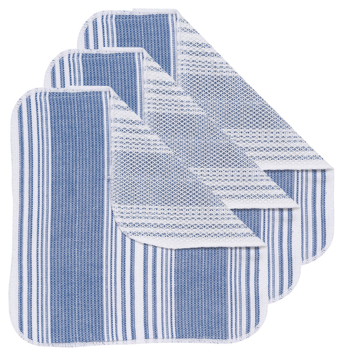 Now Designs Scrub-It Dishcloths Set of 3 / Royal Blue