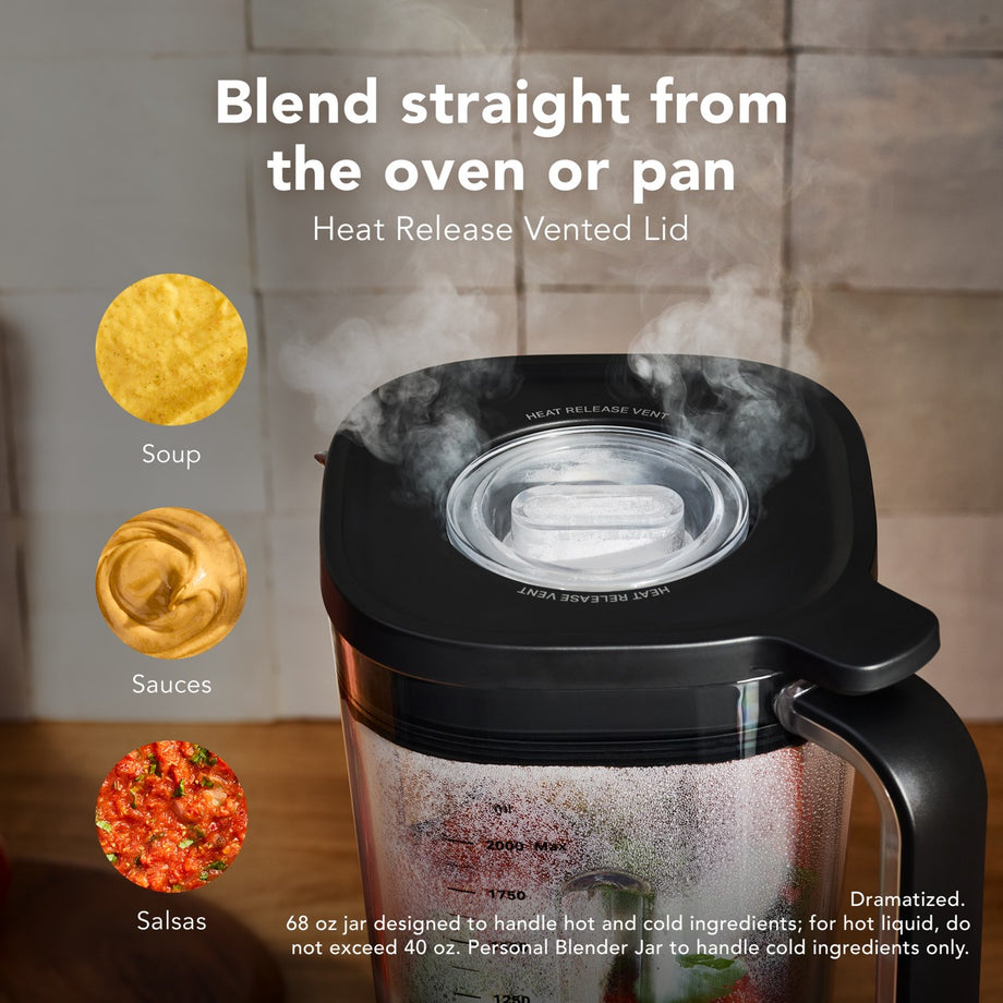 KitchenAid®  Pure Power Blender with Personal Blending Jars – Black Matte