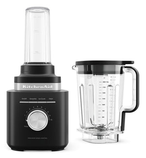 KitchenAid®  Pure Power Blender with Personal Blending Jar – Black Matte