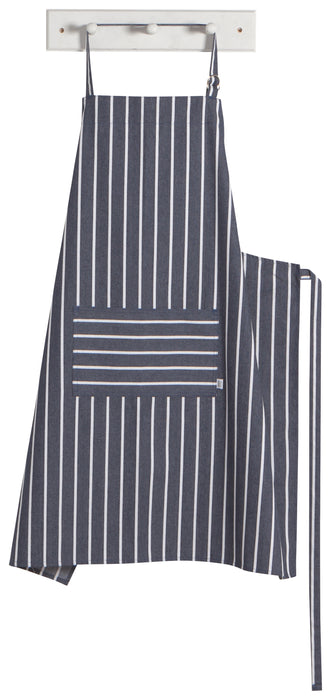 Now Designs Butcher Stripe Mighty Chef's Apron - Blue