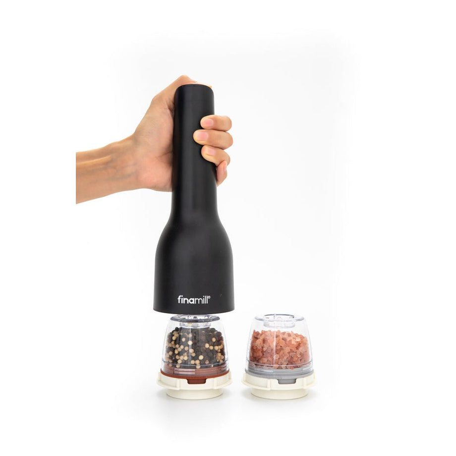 FinaMill Battery Grinder with FinaPod Peppercorn and FinaPod pro plus - Black
