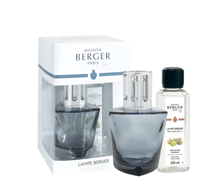 Maison Berger Grey Terra Lampe Gift Set with Wilderness