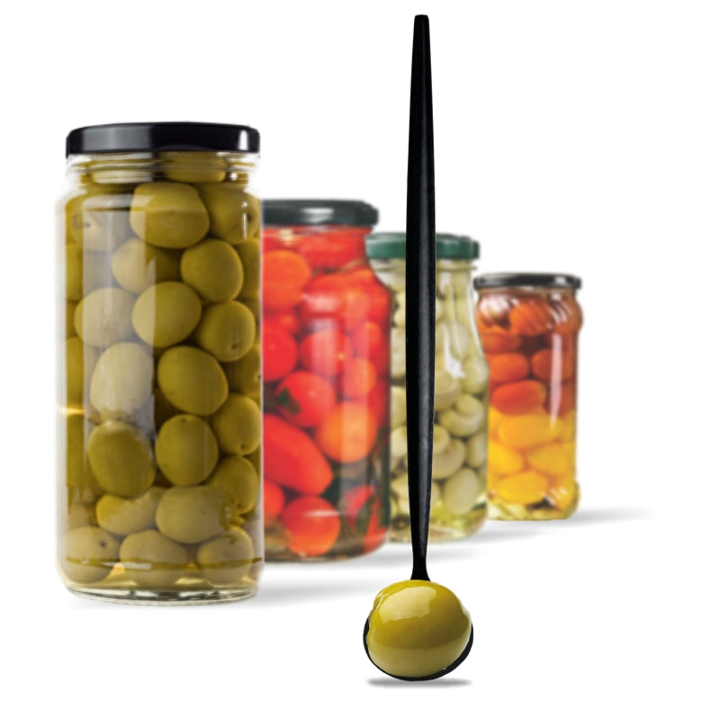 Natural Living Olive Spoon - Black