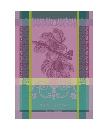 Garnier-Thiebaut Tea Towels - Les Figues Purple