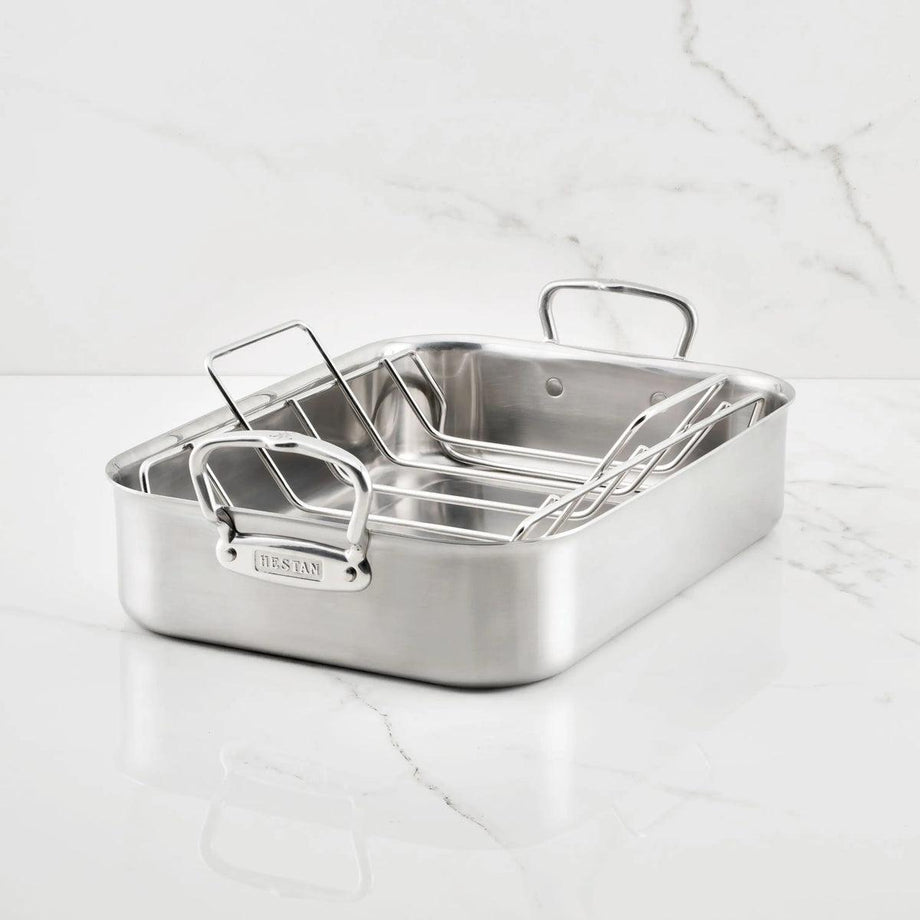 Hestan Provisions Stainless Steel  Roaster - Large / 16.5" x 11.8" x 3.5 / Pre -sell / Available 8 Oct