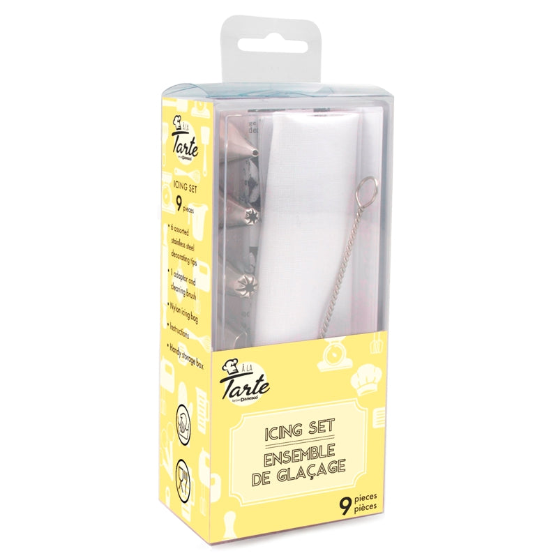 Danesco Icing / Decorating Set - 9 pieces