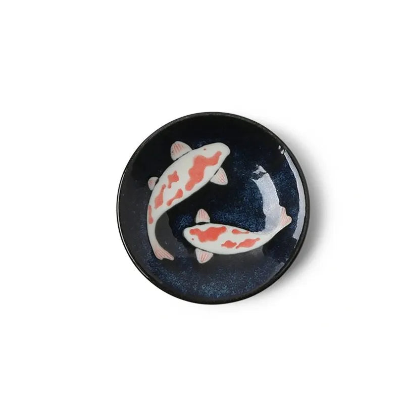Miya Namako Koi Sauce Dish - 3.5"