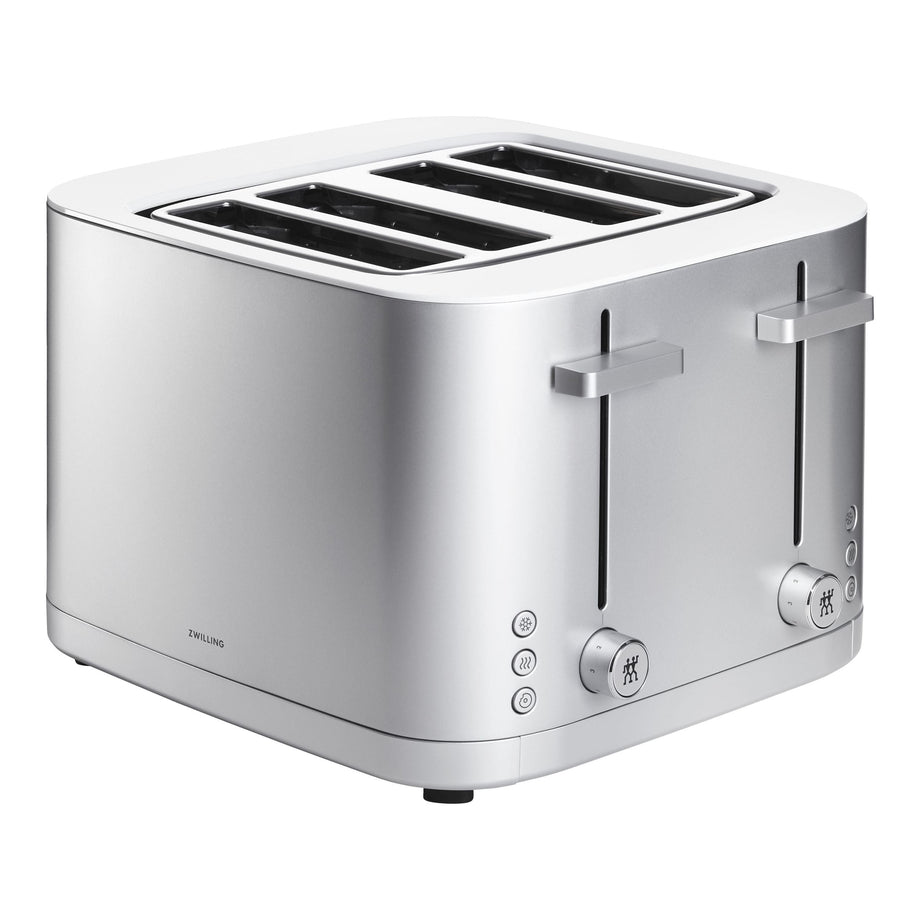 ZWILLING Enfinigy 4 Short Slots Toaster - Silver