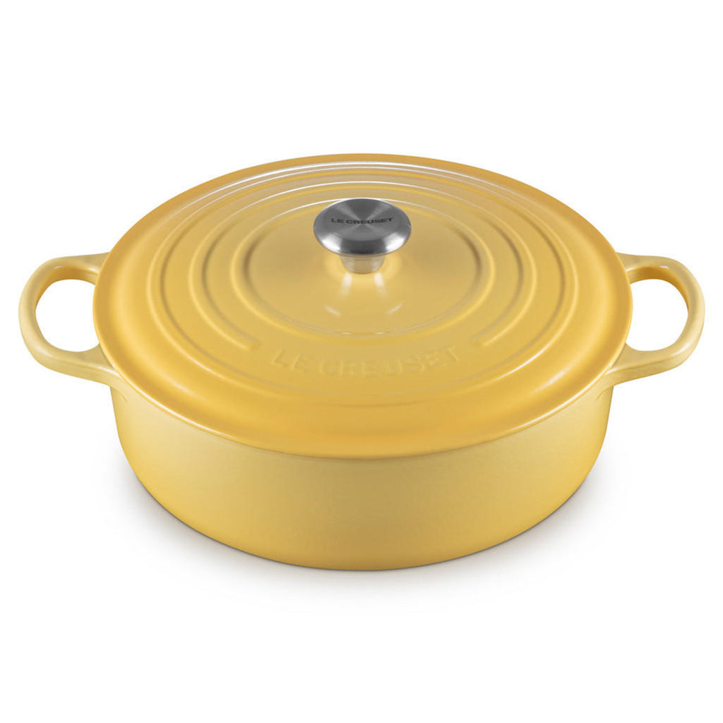 Le Creuset 6.2L Shallow Round French Oven - Artichaut | Cookware