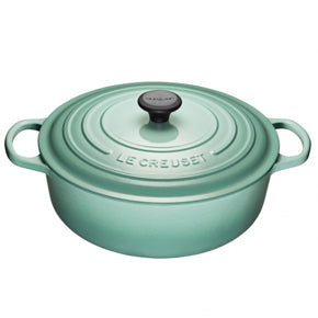 Le Creuset 6.2L Shallow Round Dutch Oven - Sage