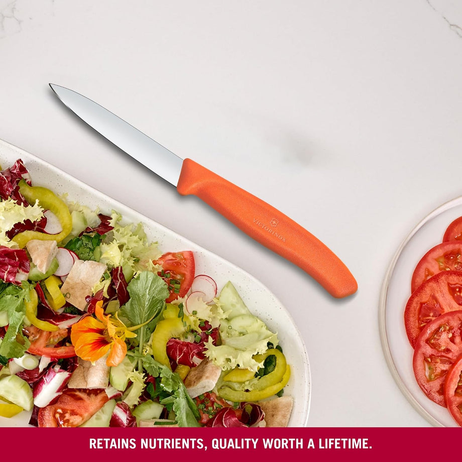 Victorinox 3" Straight Paring Knife -  Orange
