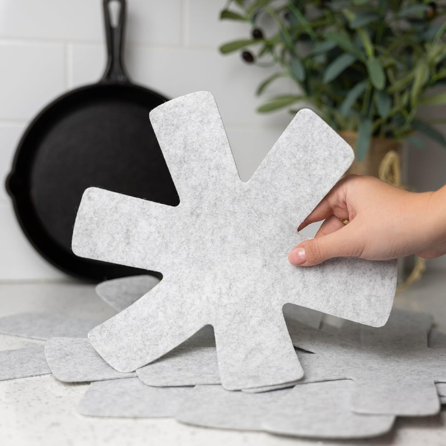 Fox Run Pots and Pans Protectors / Set of 5 - Grey