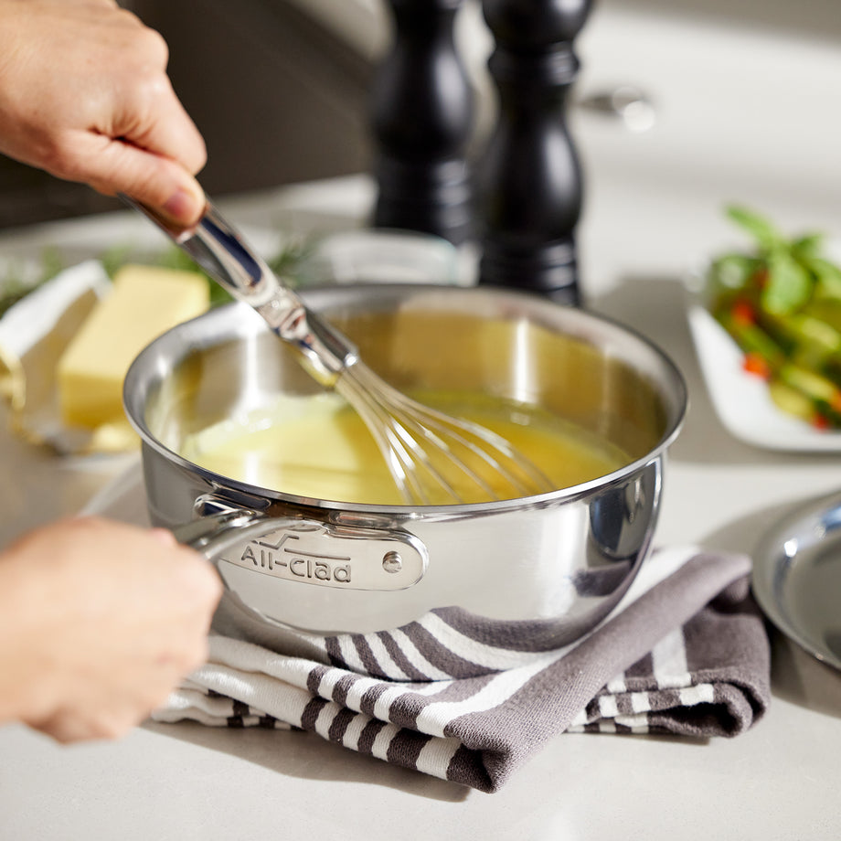 All-Clad G5 4qt Graphite Core Saucepan with Lid