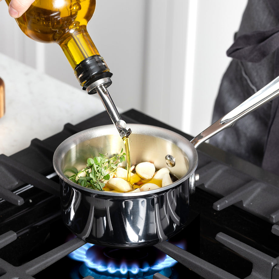 All-Clad D3 Stainless Steel Butter Warmer Saucepan