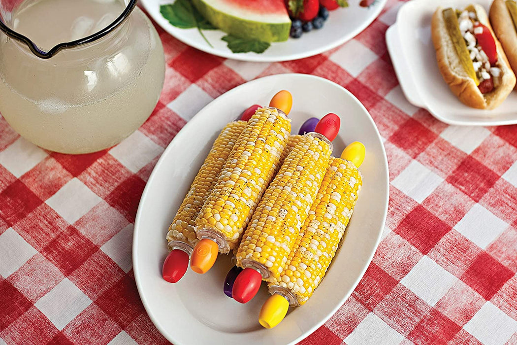 Outset Screw-in Corn Holders - 4 pairs