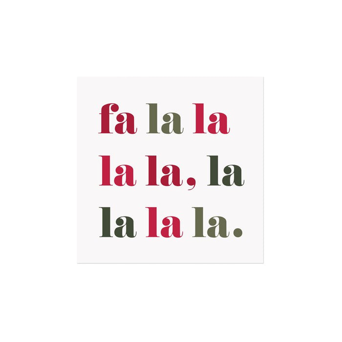 Harman Festive Paper Lunch Napkins - Fa La La