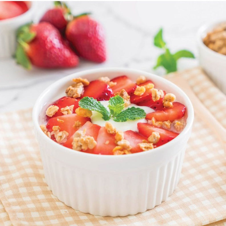 Ramequins soufflés blancs - 6oz