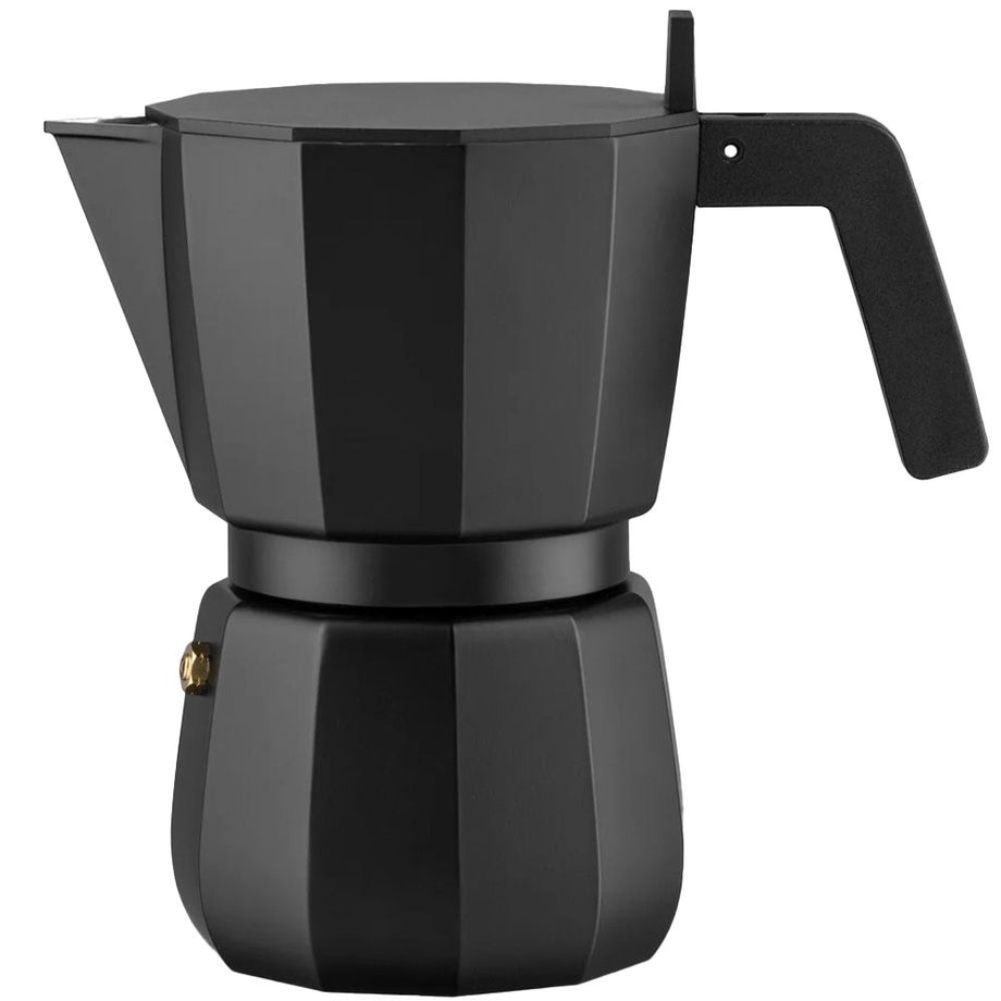 Alessi Moka Espresso Coffee Maker – 6 Cup Black