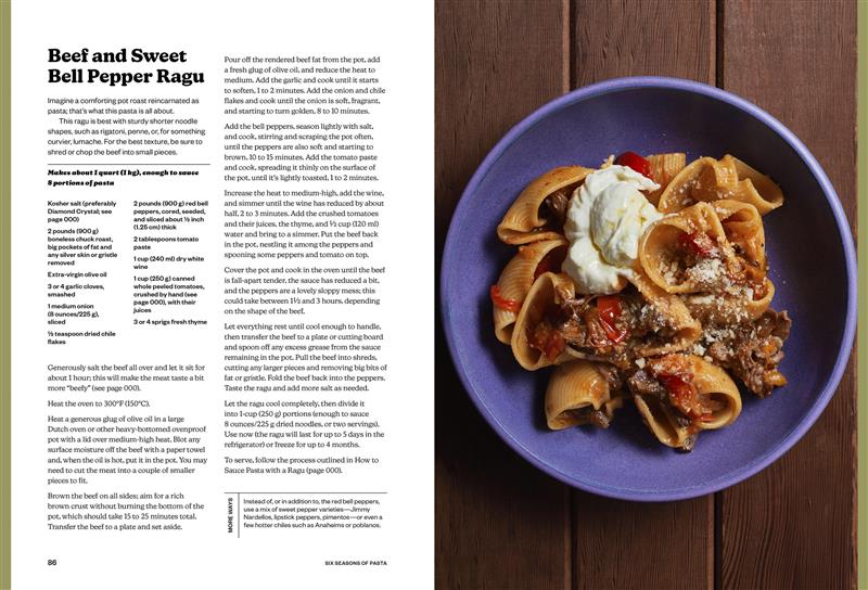 Six Seasons of Pasta