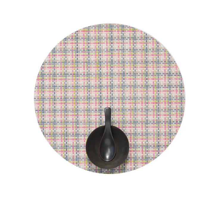 Chilewich Table Mats – Basketweave / Round / Begonia