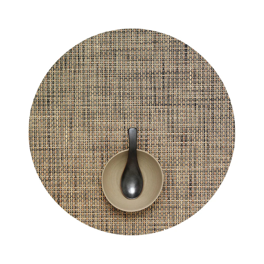 Chilewich Table Mats – Basketweave / Round / Bark