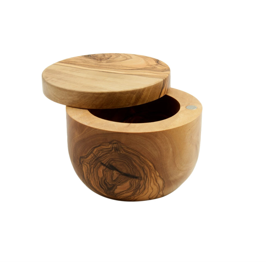 Boîte à sel en bois d'olivier Bérard