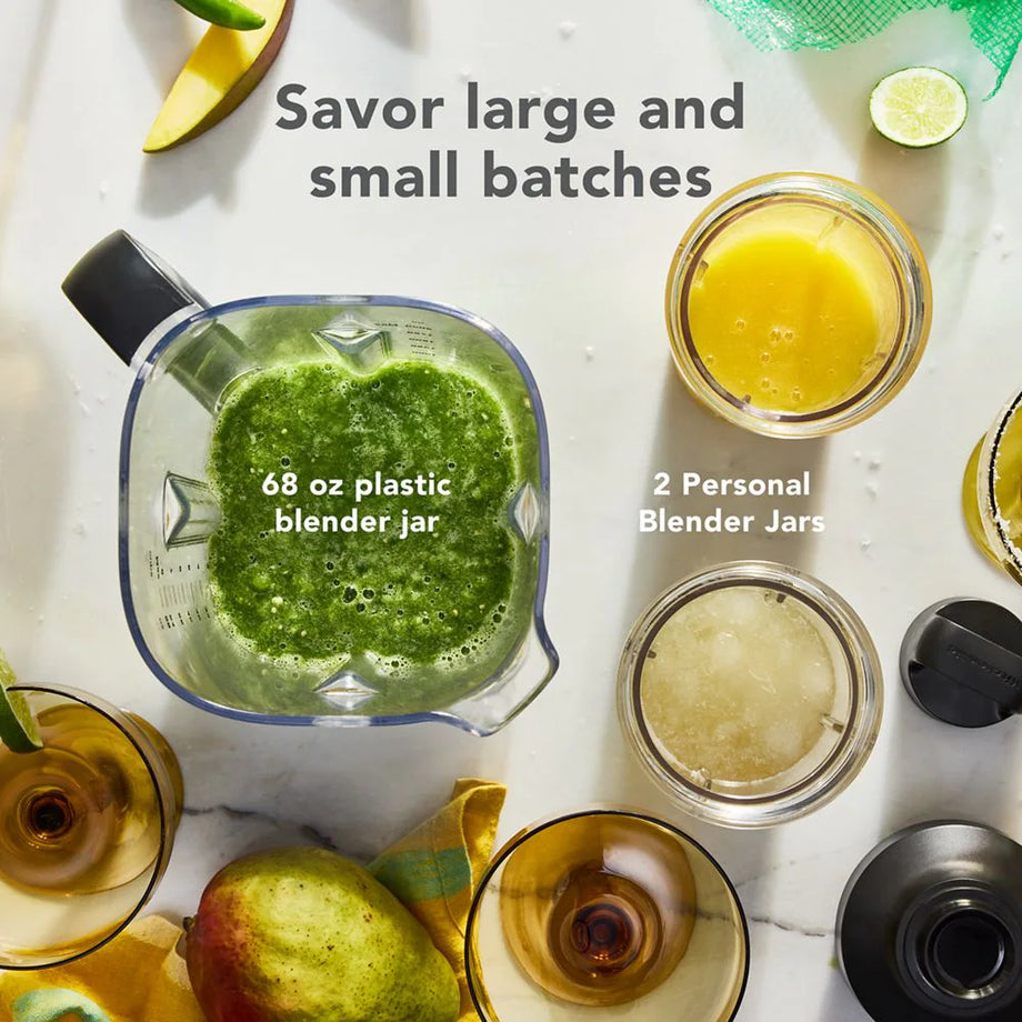 KitchenAid Pure Power Blender with Personal Blending Jar – Porcelain White