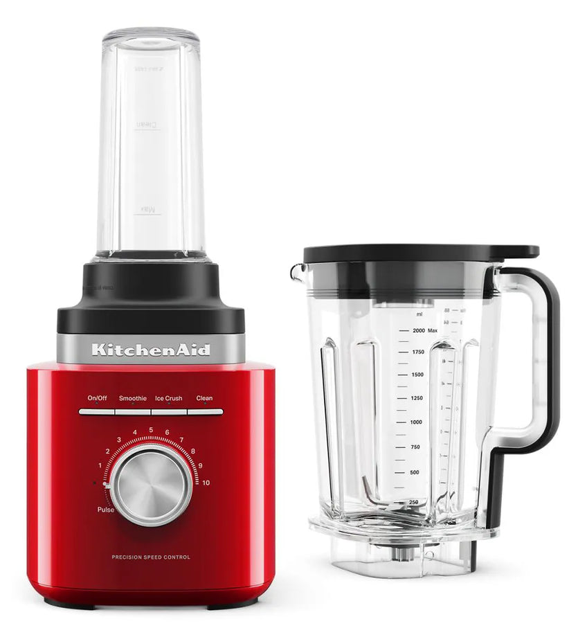 KitchenAid Pure Power Blender with Personal Blending Jar – Empire Red