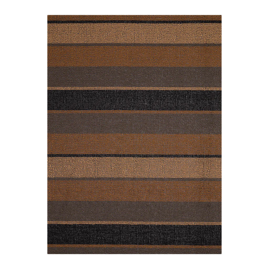 Chilewich Indoor Outdoor Shag Mat - Bolt Stripe / 24" x 36" / Honey